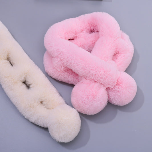 Double Sided Fur Eco-friendly Fur Scarf